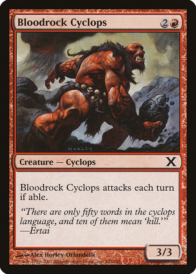 Bloodrock Cyclops [Tenth Edition] | Play N Trade Winnipeg