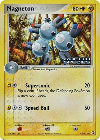 Magneton (48/113) (Stamped) [EX: Delta Species] | Play N Trade Winnipeg