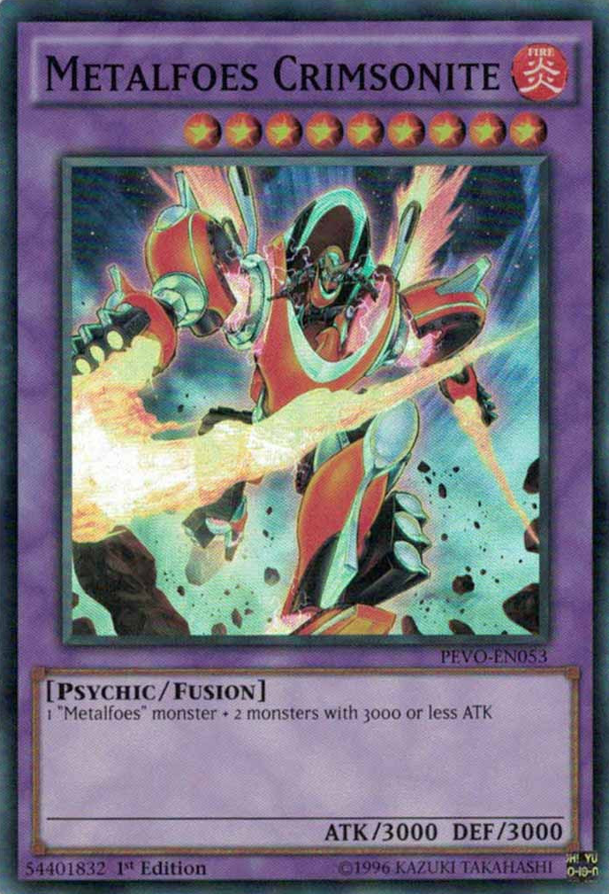 Metalfoes Crimsonite [PEVO-EN053] Super Rare | Play N Trade Winnipeg