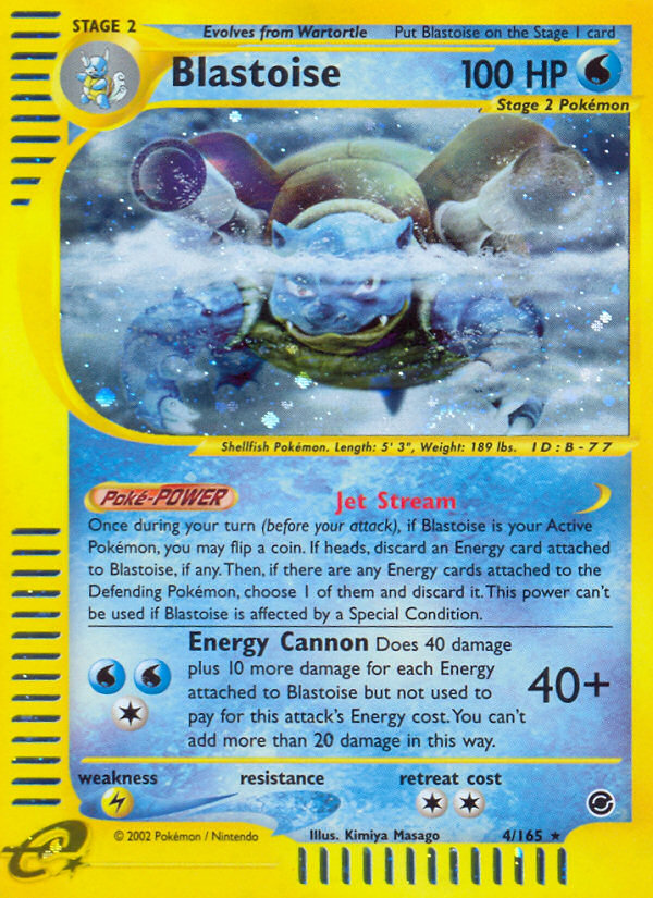 Blastoise (4/165) [Expedition: Base Set] | Play N Trade Winnipeg