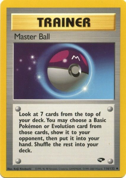 Master Ball (116/132) [Gym Challenge Unlimited] | Play N Trade Winnipeg