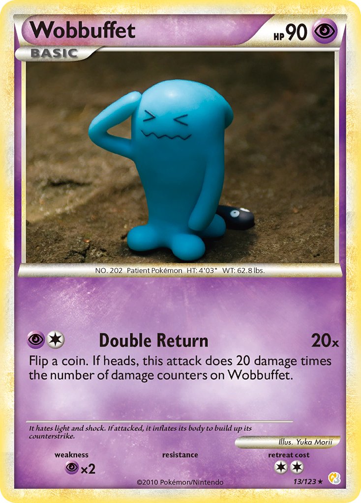 Wobbuffet (13/123) [HeartGold & SoulSilver: Base Set] | Play N Trade Winnipeg