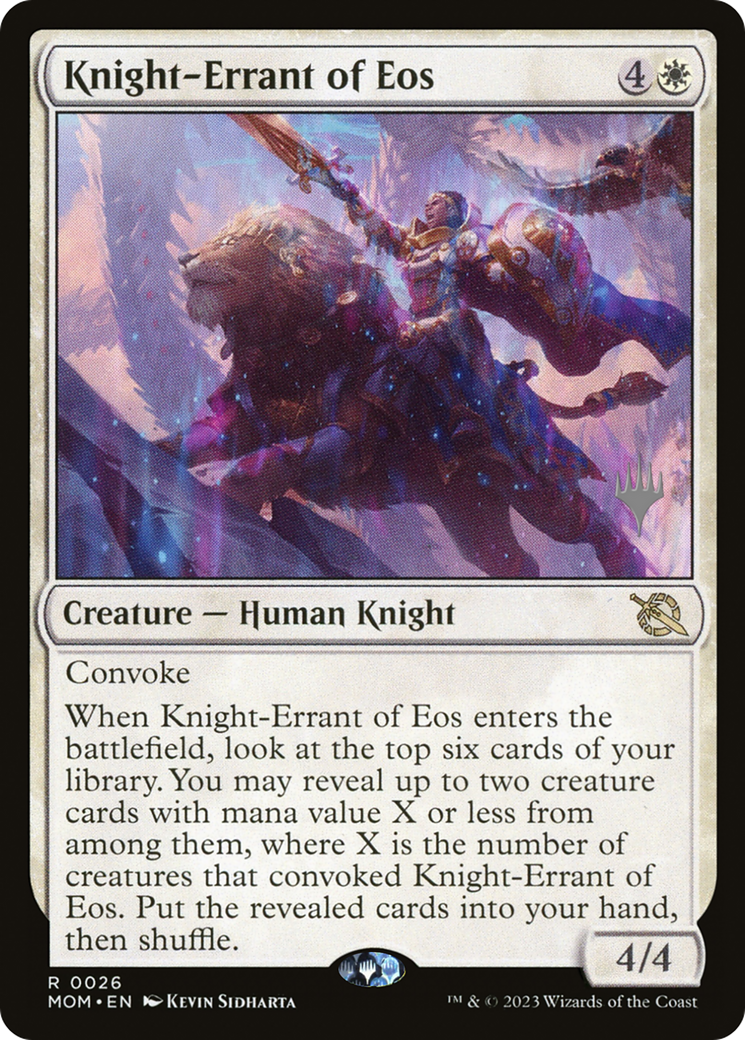 Knight-Errant of Eos (Promo Pack) [March of the Machine Promos] | Play N Trade Winnipeg