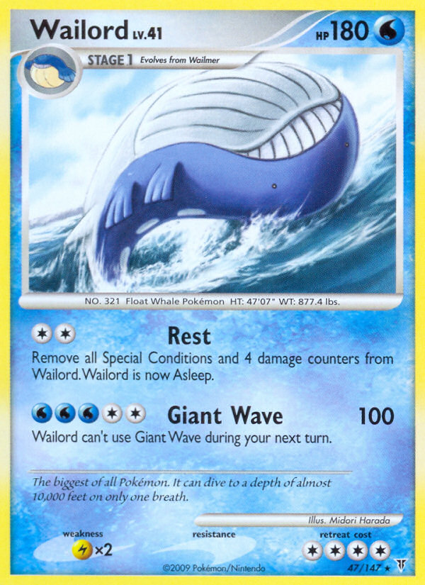 Wailord (47/147) [Platinum: Supreme Victors] | Play N Trade Winnipeg