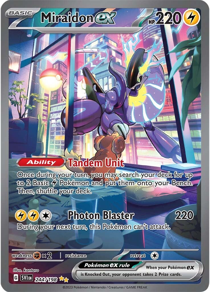 Miraidon ex (244/198) [Scarlet & Violet: Base Set] | Play N Trade Winnipeg