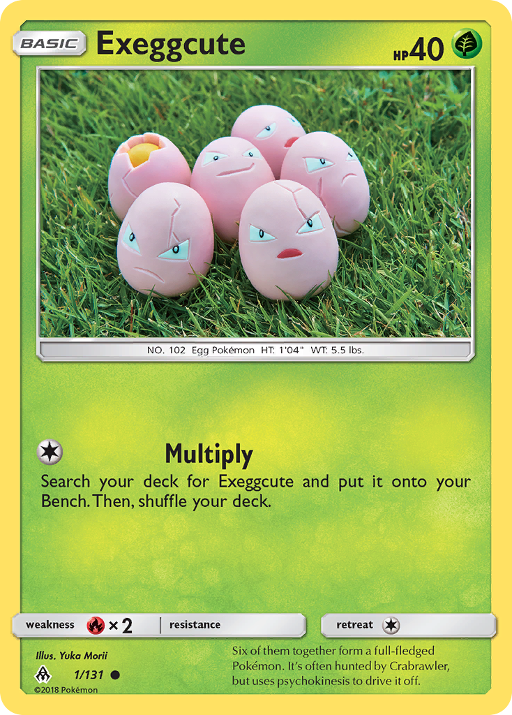 Exeggcute (1/131) [Sun & Moon: Forbidden Light] | Play N Trade Winnipeg