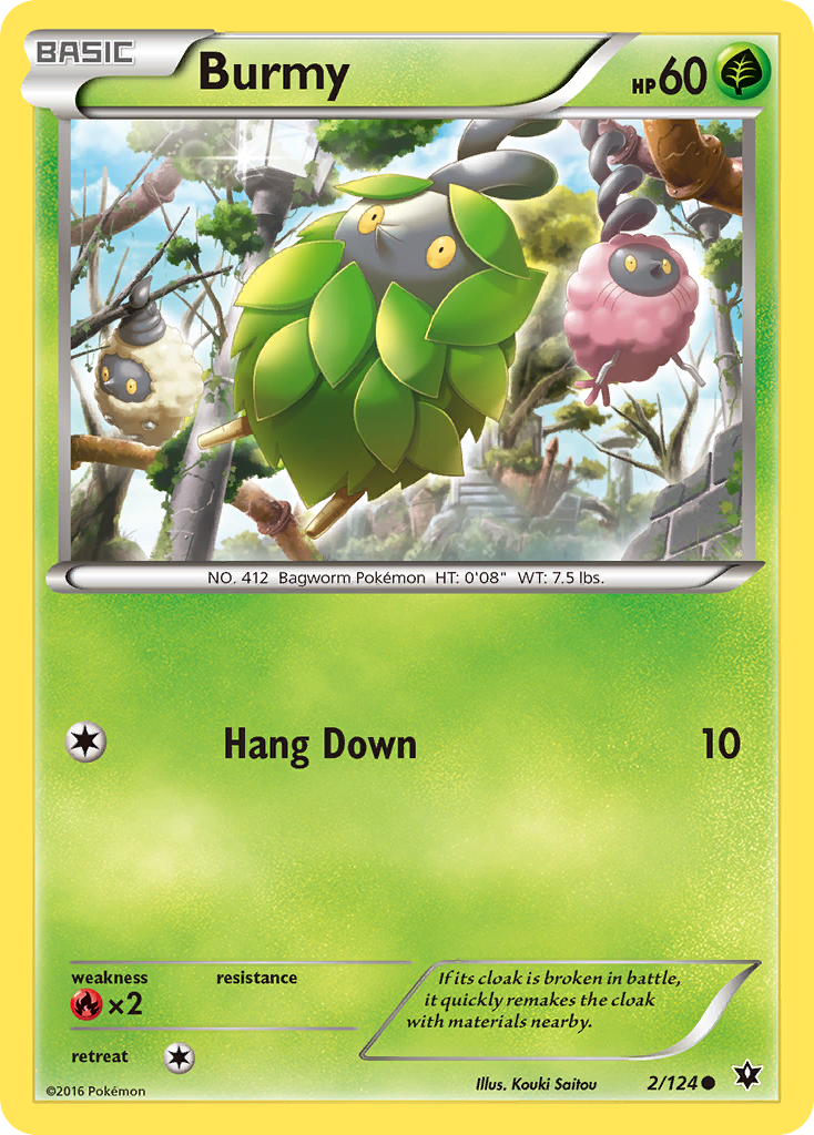 Burmy (2/124) [XY: Fates Collide] | Play N Trade Winnipeg