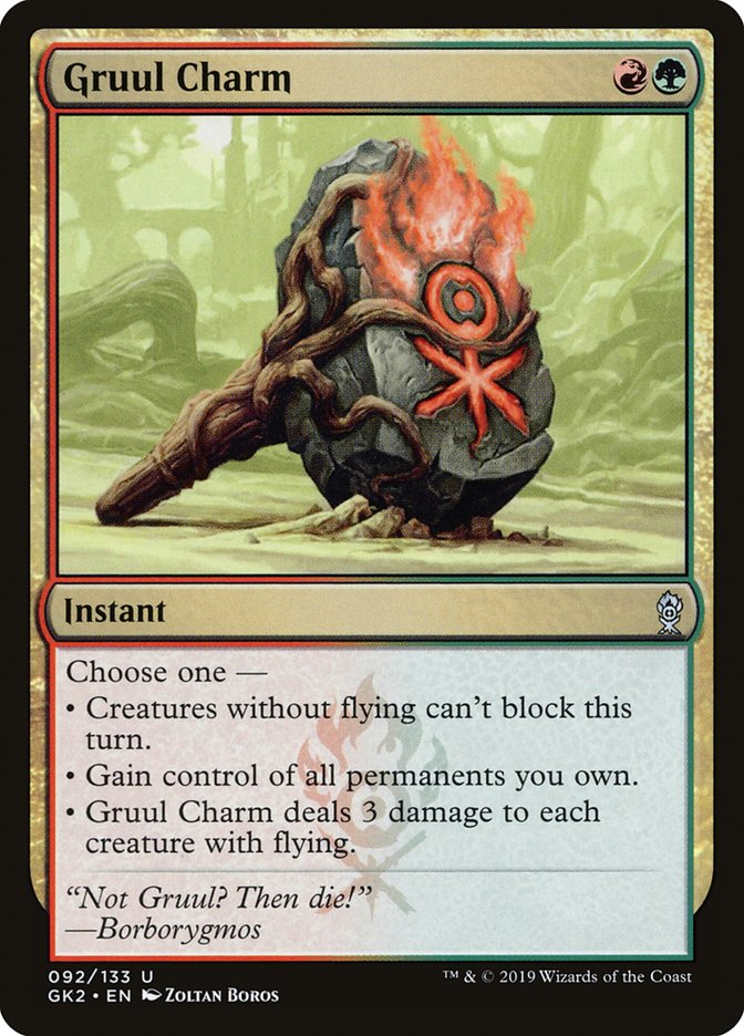 Gruul Charm [Ravnica Allegiance Guild Kit] | Play N Trade Winnipeg