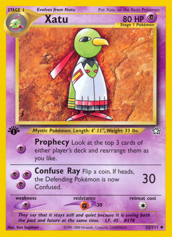 Xatu (52/111) [Neo Genesis 1st Edition] | Play N Trade Winnipeg