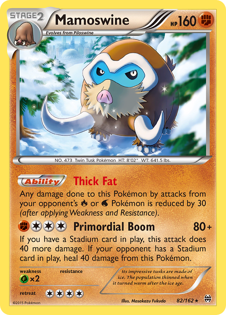 Mamoswine (82/162) [XY: BREAKthrough] | Play N Trade Winnipeg