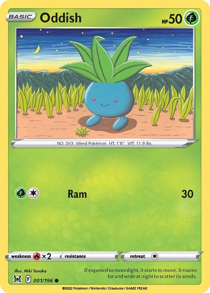 Oddish (001/196) [Sword & Shield: Lost Origin] | Play N Trade Winnipeg