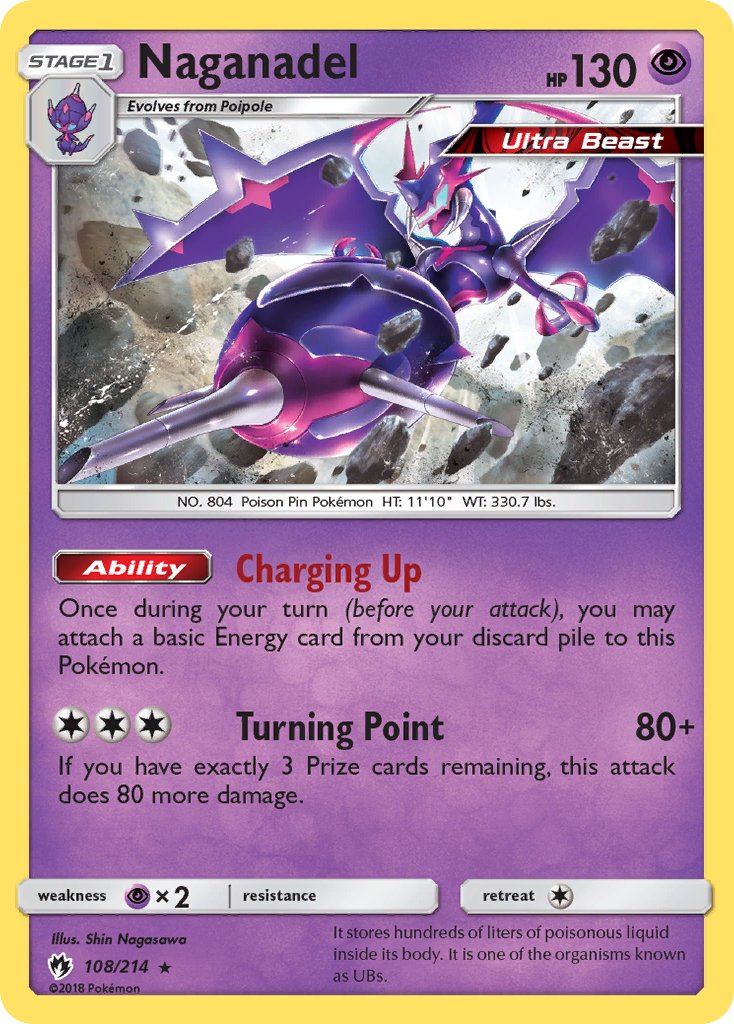 Naganadel(108/214) (Theme Deck Exclusive) [Sun & Moon: Lost Thunder] | Play N Trade Winnipeg