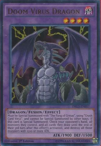 Doom Virus Dragon [DRL3-EN057] Ultra Rare | Play N Trade Winnipeg