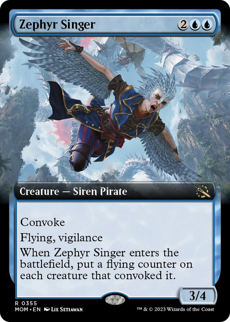 Zephyr Singer (Extended Art) [March of the Machine] | Play N Trade Winnipeg