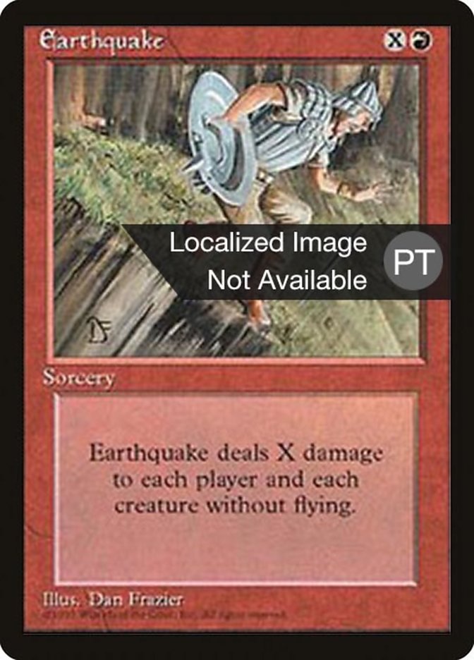 Earthquake [Fourth Edition (Foreign Black Border)] | Play N Trade Winnipeg