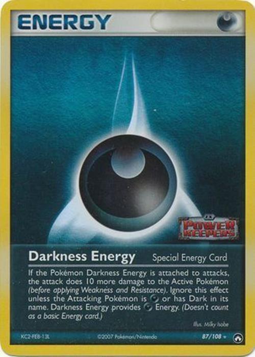 Darkness Energy (87/108) (Stamped) [EX: Power Keepers] | Play N Trade Winnipeg