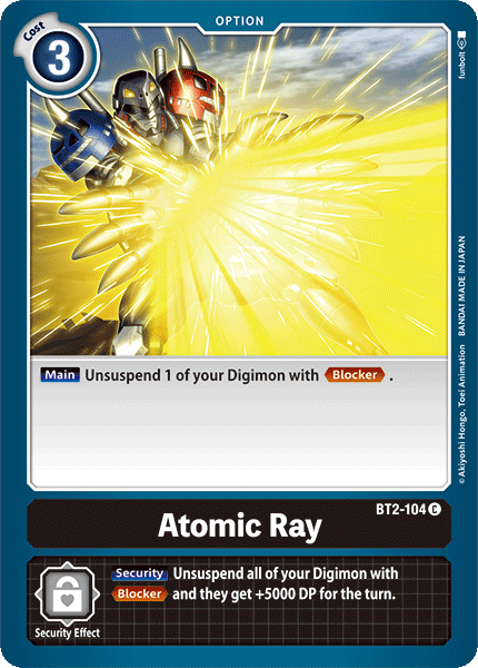 Atomic Ray [BT2-104] [Release Special Booster Ver.1.0] | Play N Trade Winnipeg