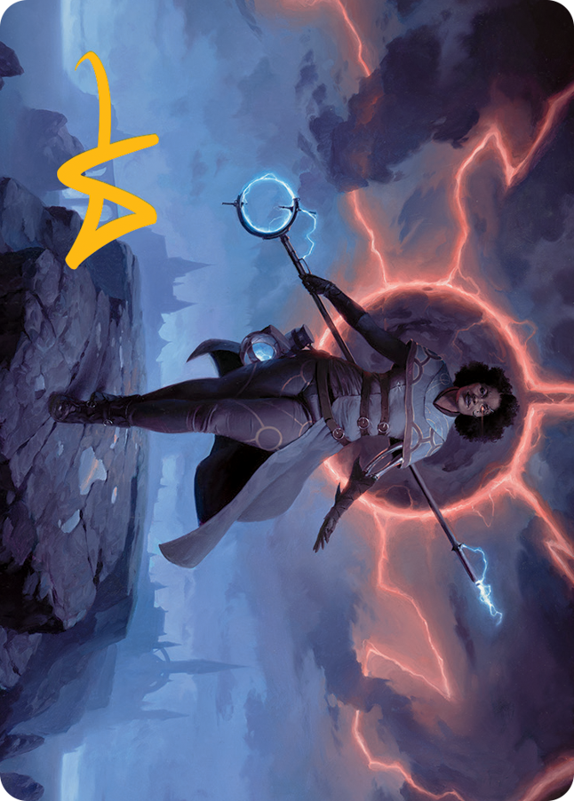Rona, Herald of Invasion Art Card (Gold-Stamped Signature) [March of the Machine Art Series] | Play N Trade Winnipeg