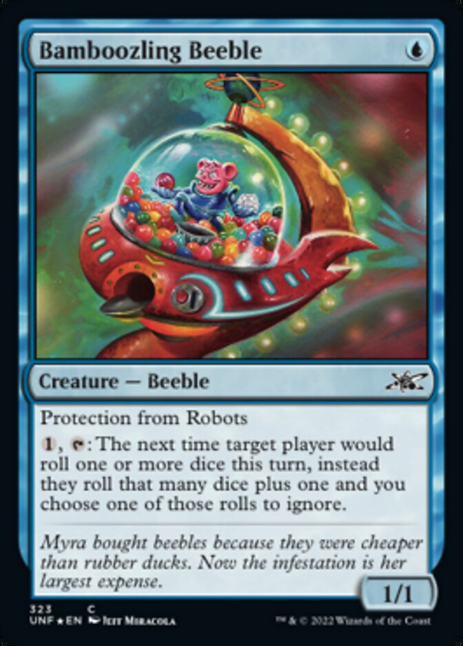 Bamboozling Beeble (Galaxy Foil) [Unfinity] | Play N Trade Winnipeg