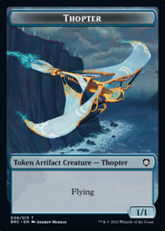 Copy // Thopter (006) Double-Sided Token [The Brothers' War Commander Tokens] | Play N Trade Winnipeg