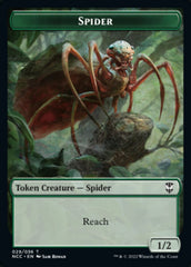 Treefolk // Spider Double-sided Token [Streets of New Capenna Commander Tokens] | Play N Trade Winnipeg