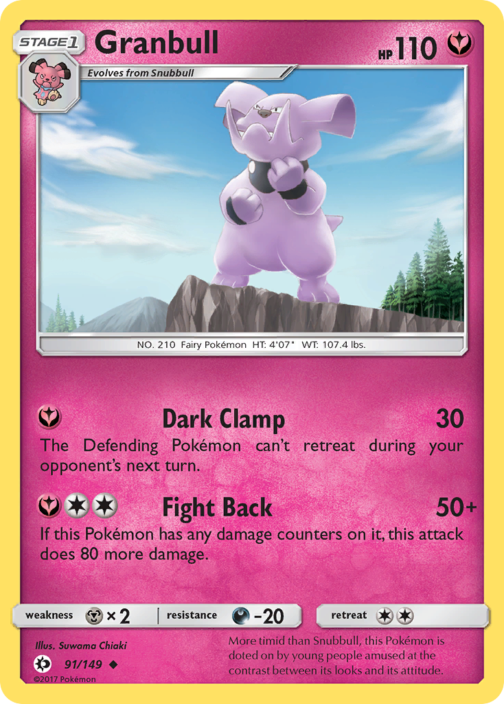 Granbull (91/149) [Sun & Moon: Base Set] | Play N Trade Winnipeg