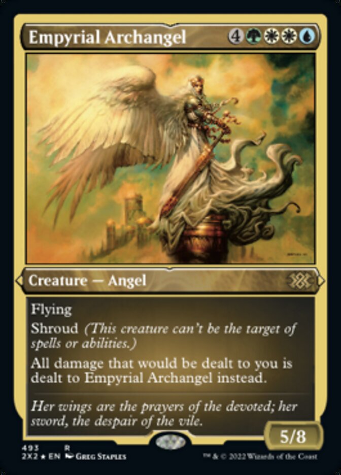 Empyrial Archangel (Foil Etched) [Double Masters 2022] | Play N Trade Winnipeg