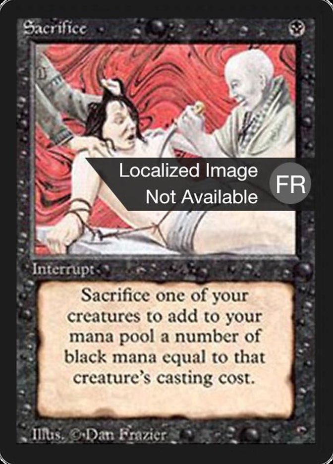 Sacrifice [Foreign Black Border] | Play N Trade Winnipeg