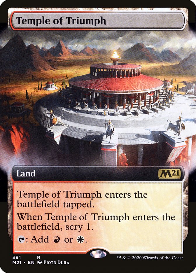 Temple of Triumph (Extended) [Core Set 2021] | Play N Trade Winnipeg