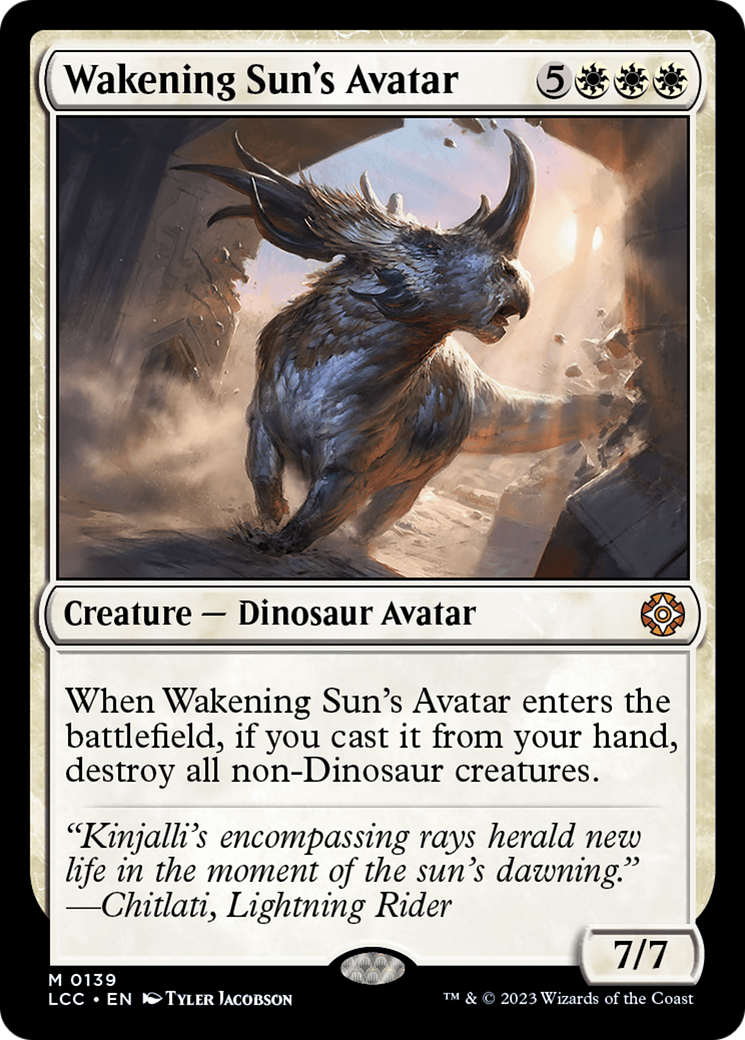 Wakening Sun's Avatar [The Lost Caverns of Ixalan Commander] | Play N Trade Winnipeg