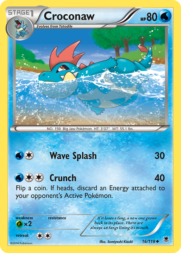 Croconaw (16/119) [XY: Phantom Forces] | Play N Trade Winnipeg