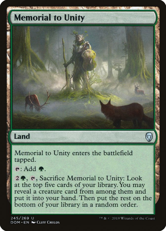 Memorial to Unity [Dominaria] | Play N Trade Winnipeg