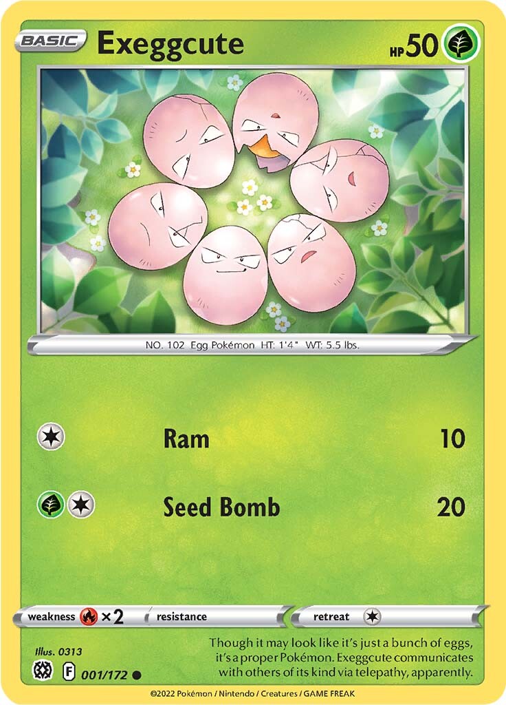 Exeggcute (001/172) [Sword & Shield: Brilliant Stars] | Play N Trade Winnipeg