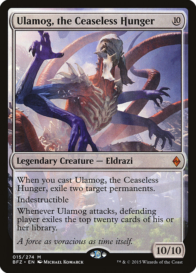 Ulamog, the Ceaseless Hunger [Battle for Zendikar] | Play N Trade Winnipeg