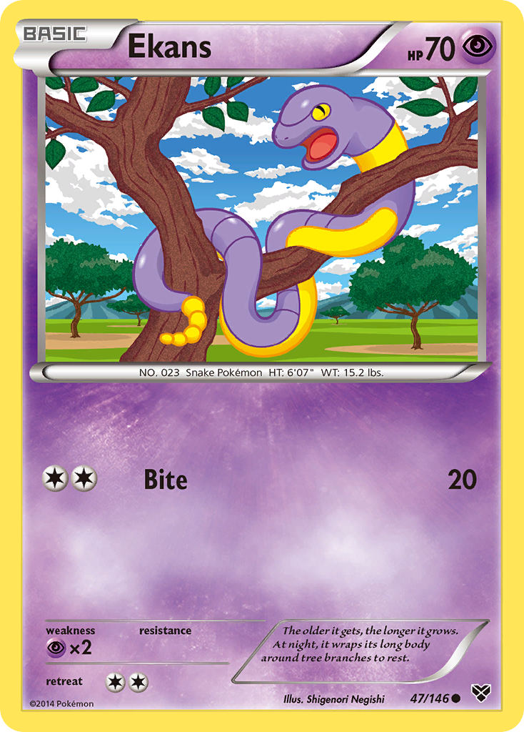 Ekans (47/146) [XY: Base Set] | Play N Trade Winnipeg