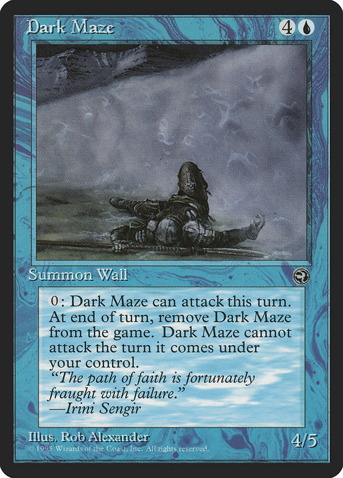 Dark Maze (Irini Sengir Flavor Text) [Homelands] | Play N Trade Winnipeg