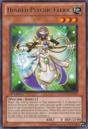 Hushed Psychic Cleric [EXVC-EN027] Rare | Play N Trade Winnipeg