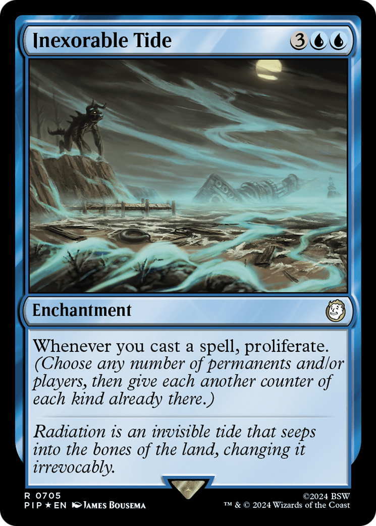 Inexorable Tide (Surge Foil) [Fallout] | Play N Trade Winnipeg