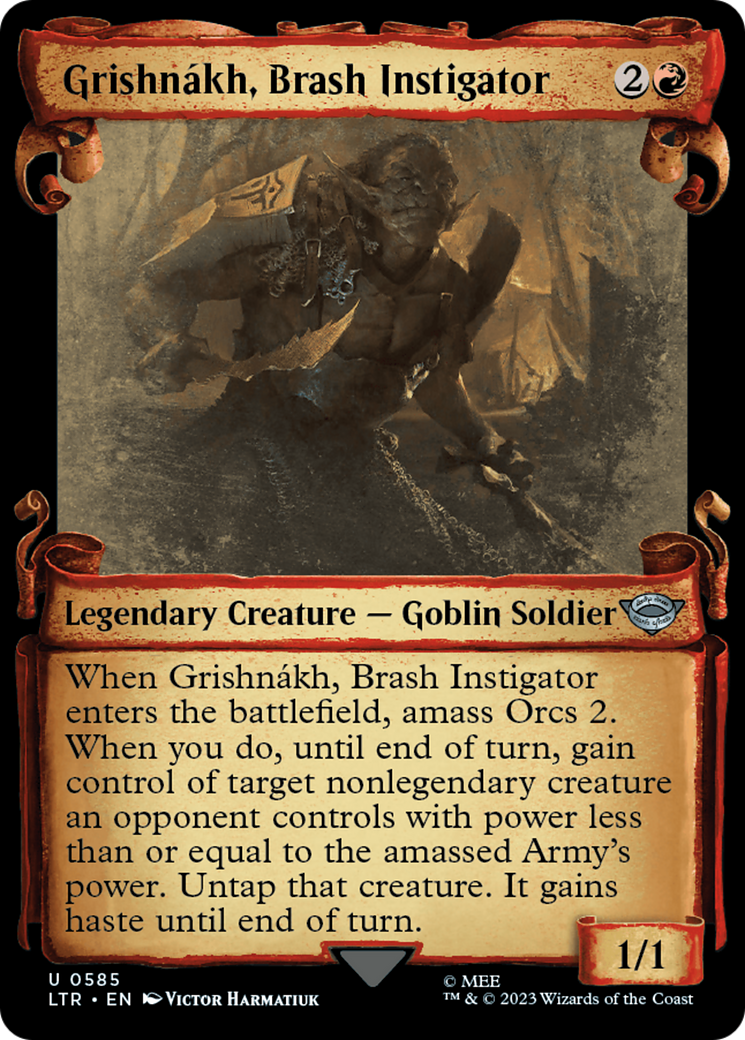 Grishnakh, Brash Instigator [The Lord of the Rings: Tales of Middle-Earth Showcase Scrolls] | Play N Trade Winnipeg