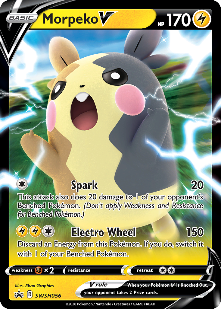 Morpeko V (SWSH056) [Sword & Shield: Black Star Promos] | Play N Trade Winnipeg