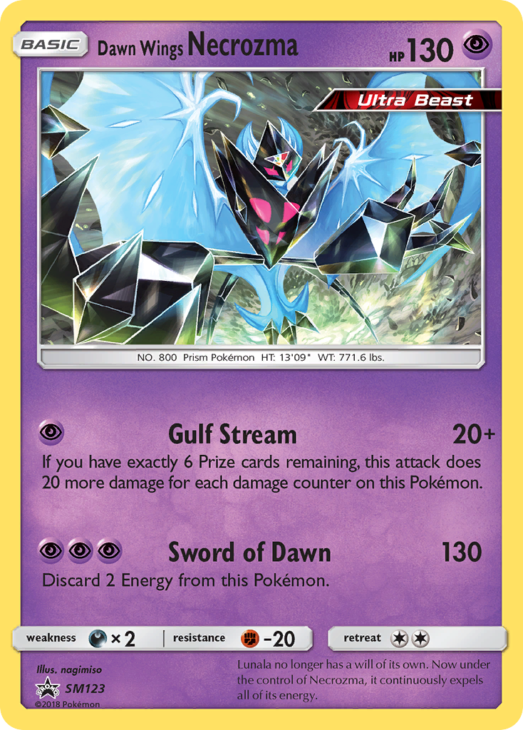 Dawn Wings Necrozma (SM123) [Sun & Moon: Black Star Promos] | Play N Trade Winnipeg