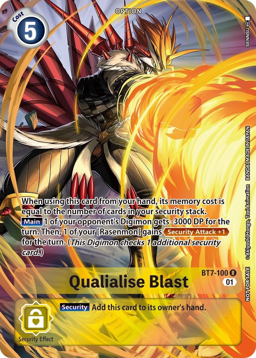 Qualialise Blast [BT7-100] (Summer 2022 Dash Pack) [Next Adventure Promos] | Play N Trade Winnipeg