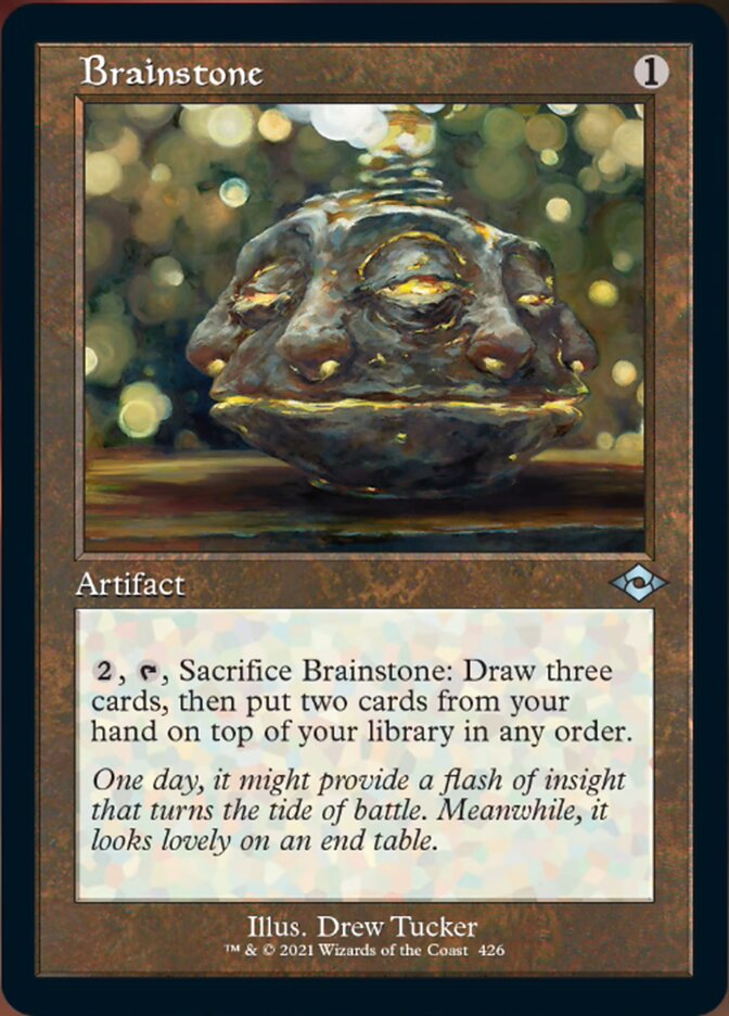 Brainstone (Retro Foil Etched) [Modern Horizons 2] | Play N Trade Winnipeg