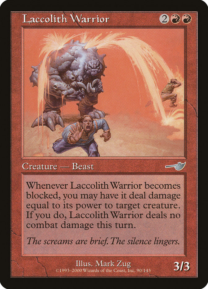 Laccolith Warrior [Nemesis] | Play N Trade Winnipeg