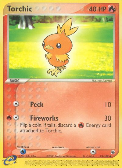 Torchic (73/109) [EX: Ruby & Sapphire] | Play N Trade Winnipeg