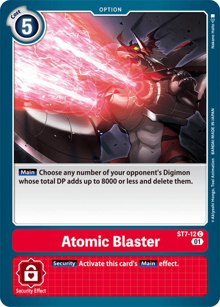 Atomic Blaster [ST7-12] [Starter Deck: Gallantmon] | Play N Trade Winnipeg