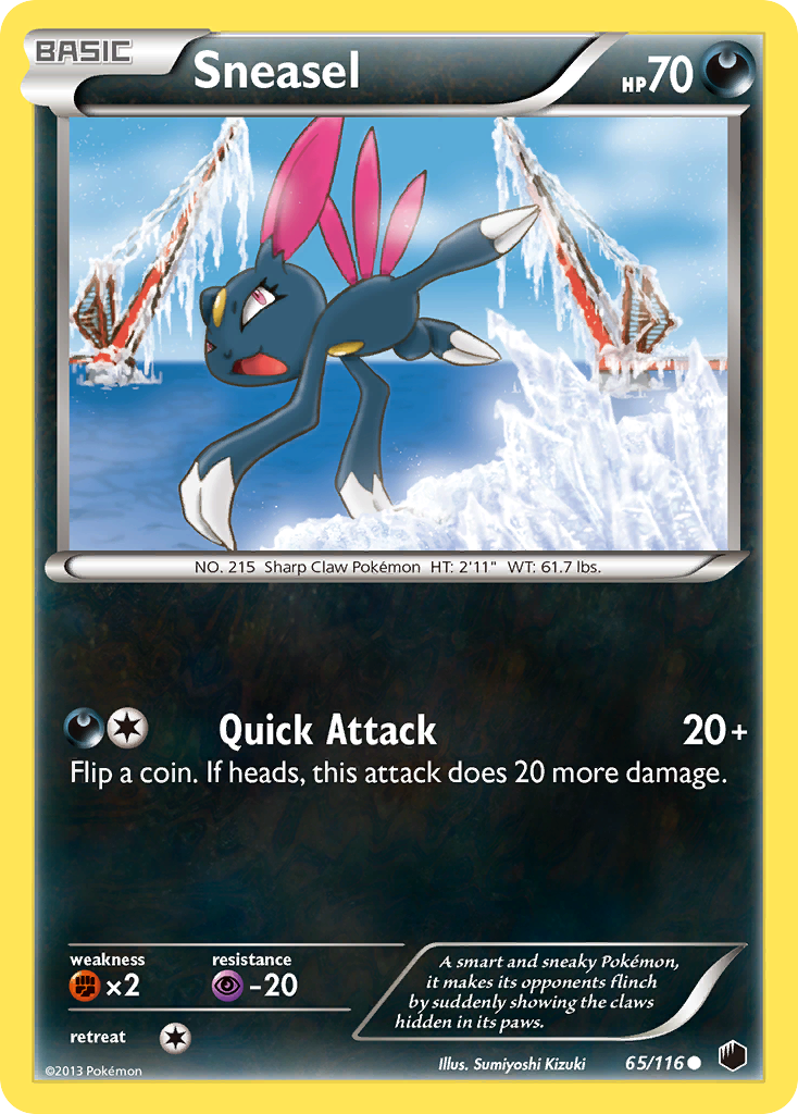 Sneasel (65/116) [Black & White: Plasma Freeze] | Play N Trade Winnipeg