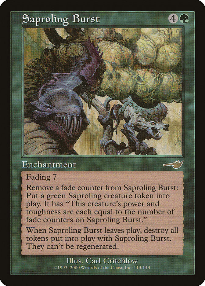 Saproling Burst [Nemesis] | Play N Trade Winnipeg