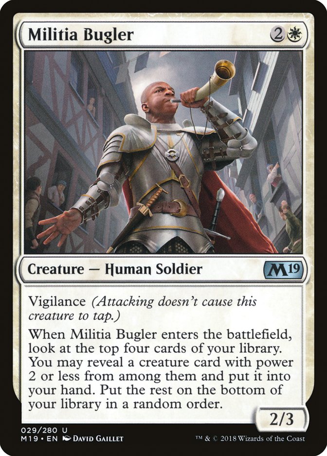 Militia Bugler [Core Set 2019] | Play N Trade Winnipeg