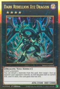 Dark Rebellion Xyz Dragon [MAGO-EN032] Gold Rare | Play N Trade Winnipeg